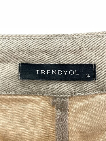 36 Beden ten rengi Renk Trendyol & Milla Kumaş Pantolon %70 İndirimli.
