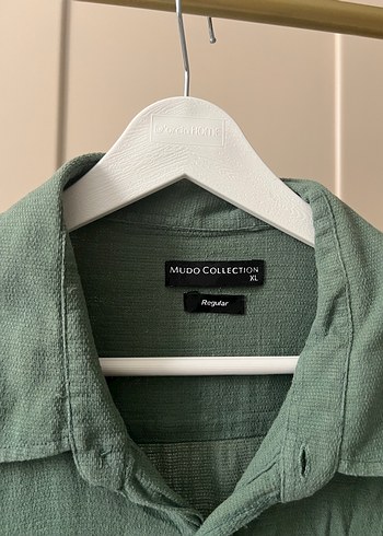 Erkek yeşil  Uzun Kollu Gömlek - Görsel 3