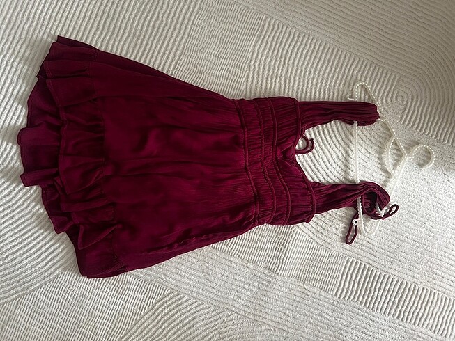 m Beden Stradivarius Pembe elbise