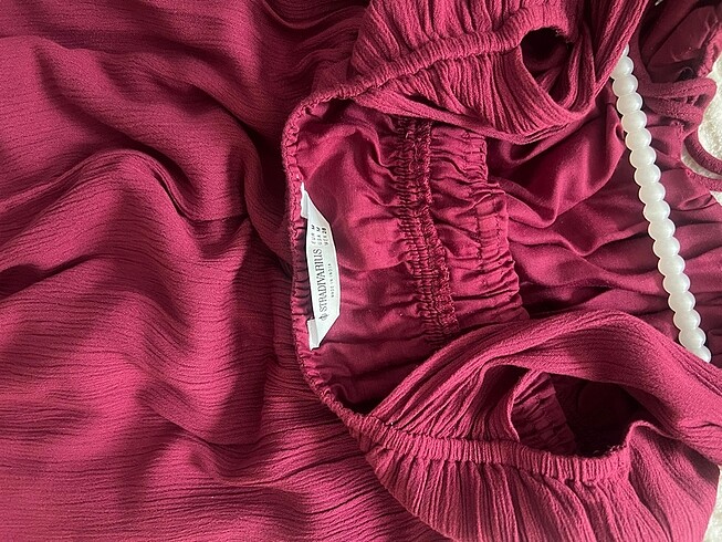 m Beden pembe Renk Stradivarius Pembe elbise