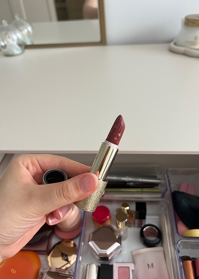 Kiko bordo parlak ruj - Görsel 2