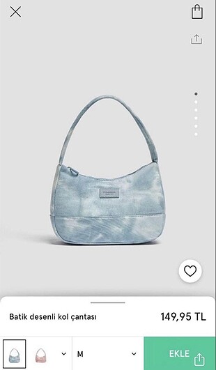 Pull&Bear batik kol çantası