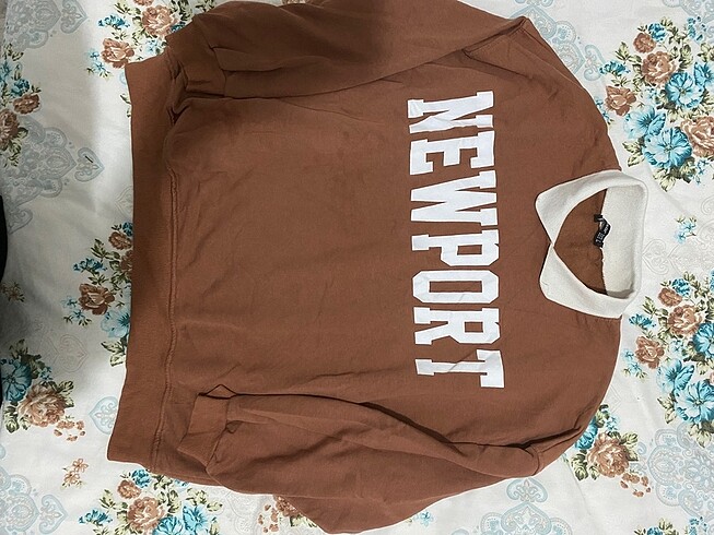 Kahverengi sweatshirt