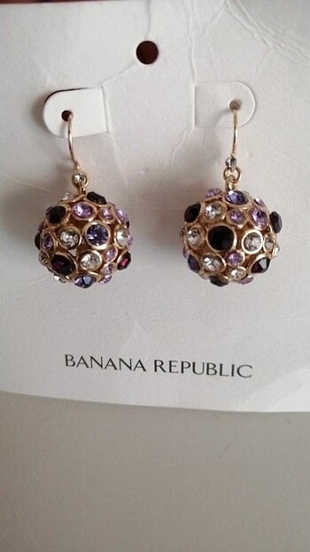 Banana Republic #BANANA REPUBLİC# TAŞLI KÜPE ORİJİNAL 