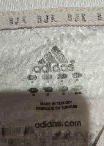 m Beden beyaz Renk Beşiktaş Beyaz Kısa Kollu Forma