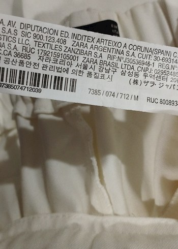 Zara yandan serıtlı kumaş pantolon - Görsel 8