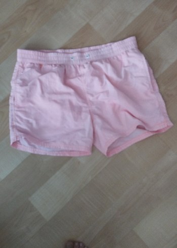 Pembe Kadın Mini astarlı Şort