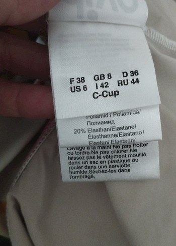 Kadın Çok Renkli Bohem Drapeli Mayo Rachel pappo - Görsel 6