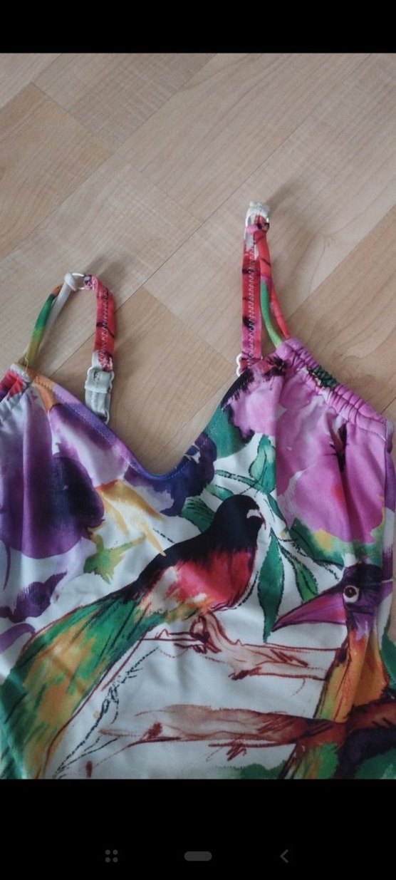 Kadın Çok Renkli Bohem Drapeli Mayo Rachel pappo - Görsel 2