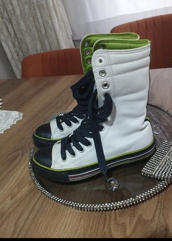 Converse Converse Beyaz Yüksek Spor Ayakkabı