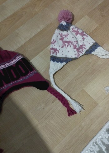 London nakıslı Örgü kadın Bere - Görsel 2