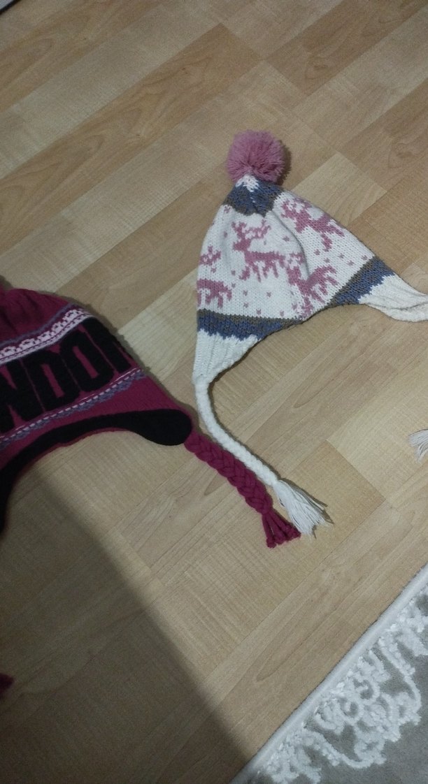 London nakıslı Örgü kadın Bere - Görsel 2