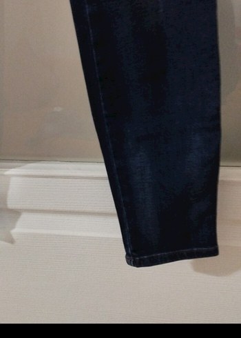 Lacivert Kadın Denim Pantolon - Görsel 4