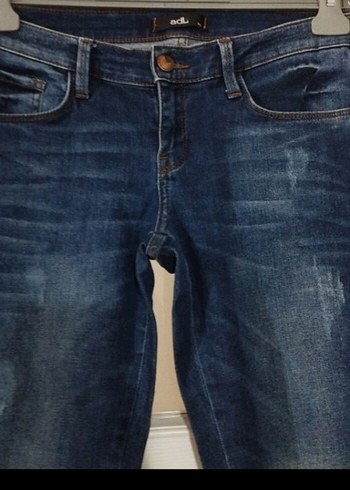 Lacivert Kadın Denim Pantolon - Görsel 2