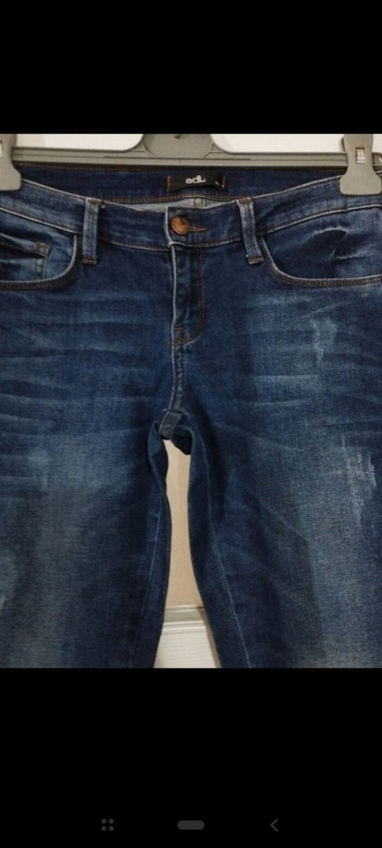 Lacivert Kadın Denim Pantolon - Görsel 2