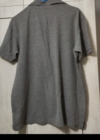 Gri Kısa Kollu Erkek Polo Tişört - Görsel 2