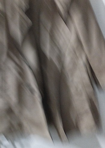 Bej Kadın Midi Trençkot - Görsel 5