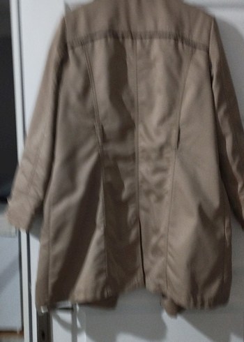 Bej Kadın Midi Trençkot - Görsel 6