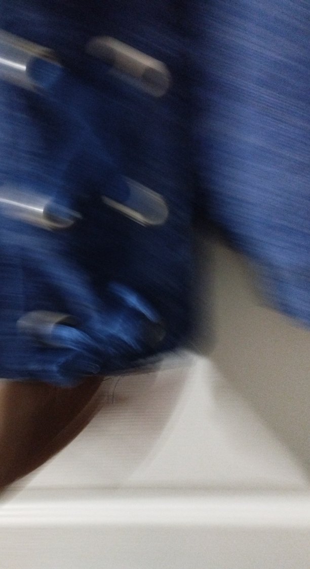 Düğmeli Mavi Uzun Kollu Kadın Denim Kazak - Görsel 4