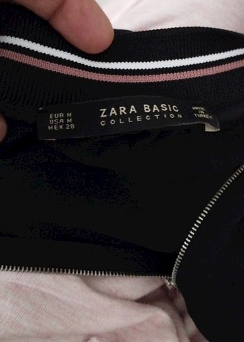 Siyah Fermuarlı Mini Kolsuz Yelek - Görsel 3