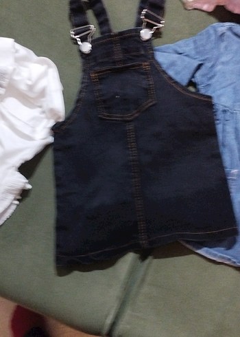 Kız Çocuk Pembe Dantel Detaylı Elbise - Görsel 5