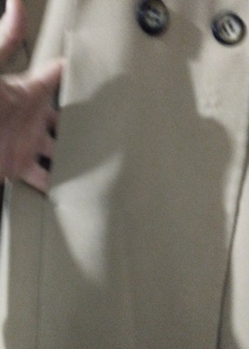 Bej Kadın kase Midi Boy kaban - Görsel 4