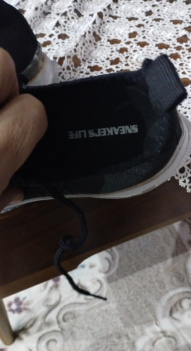 Siyah Bağcıklı Kadın Spor Ayakkabı - Görsel 5