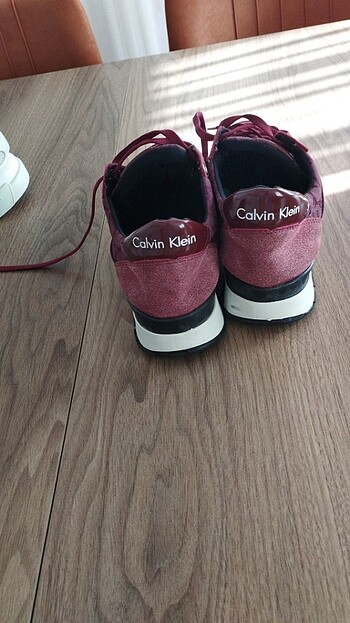 41 Beden bordo Renk Calvin Klein spor ayakkabı