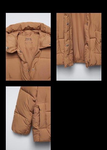 Erkek çocuk zara Kapüşonlu Kışlık Mont - Görsel 4