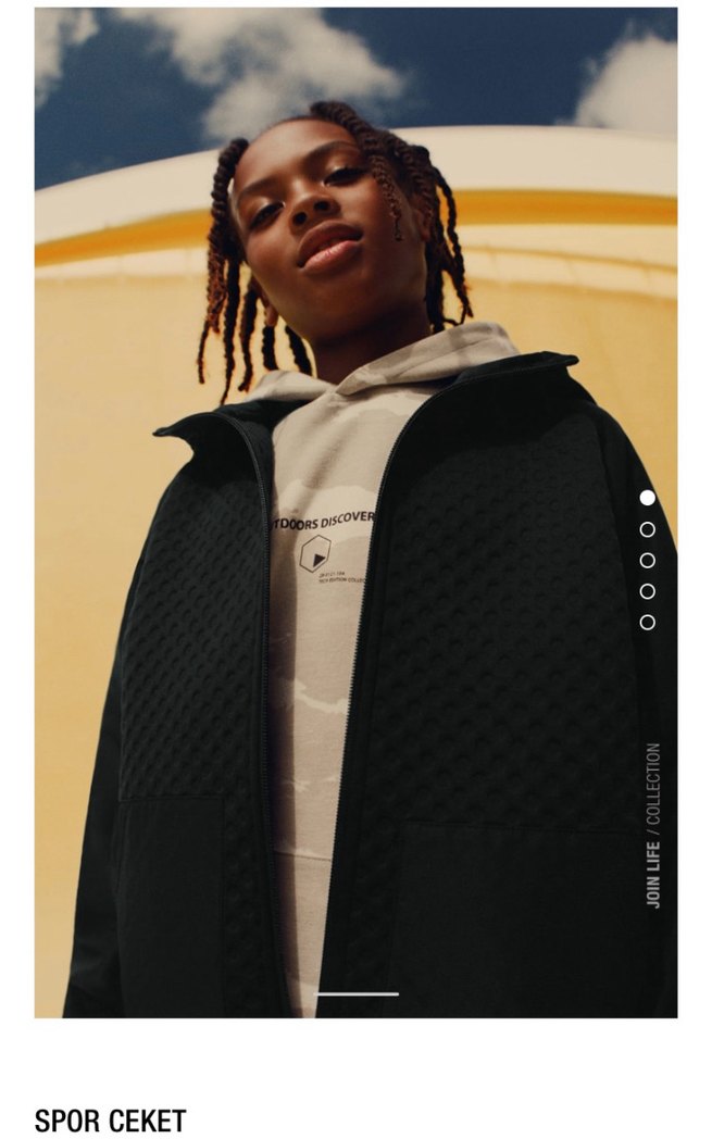 Erkek Çocuk Kapüşonlu Siyah Fermuarlı Ceket - Görsel 3