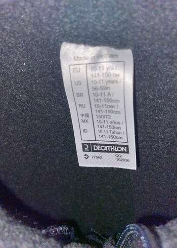 Decathlon  Çocuk Siyah Fermuarlı Polar - Görsel 13