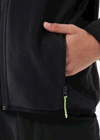 Decathlon  Çocuk Siyah Fermuarlı Polar - Görsel 3