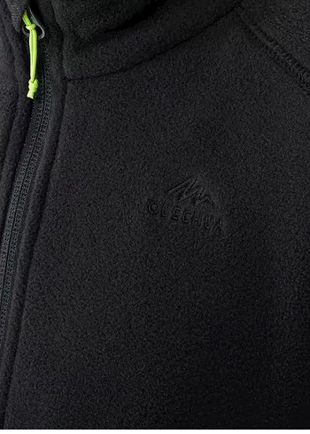 Decathlon  Çocuk Siyah Fermuarlı Polar - Görsel 5