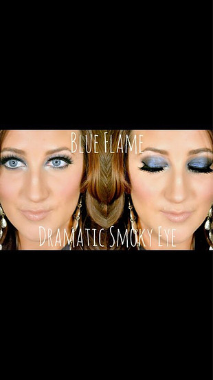 mac blue flame eyeshadow/ göz farı