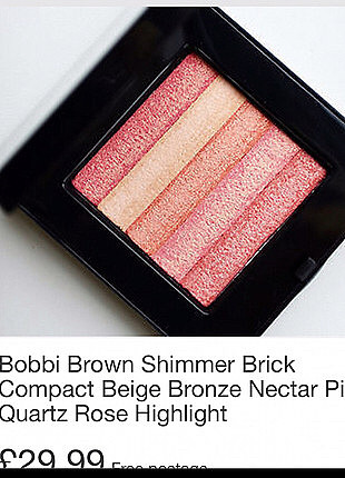 Bobbi Brown bobbi brown shimmer brick compact nectar