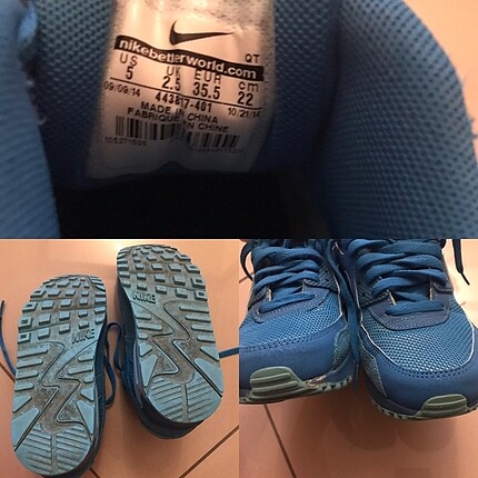 35 Beden mavi Renk Nike airmax 35,5