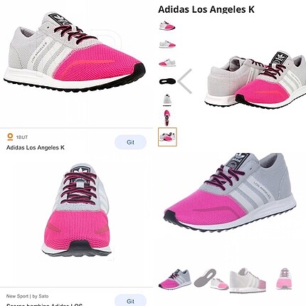 35 Beden Adidas renkli rahat spor ayakkabı
