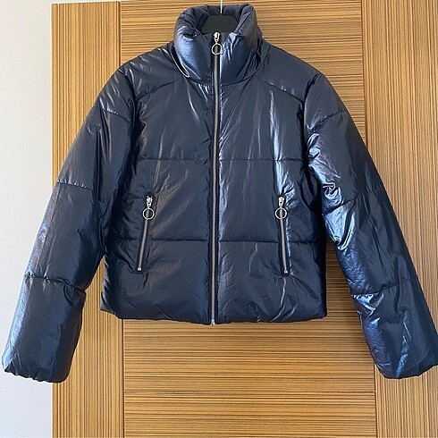 xs Beden Mavi şişme mont
