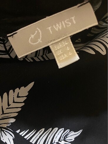 xs Beden siyah Renk Twist elbise