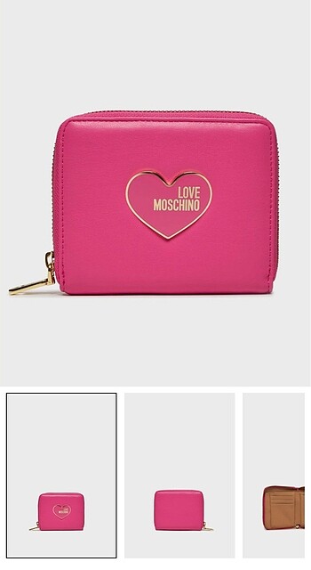 Beden pembe Renk #Love #moschino #cüzdan #Fuşya