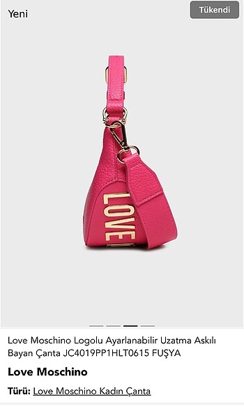 Love moschino çanta