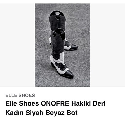 Elle Elle halimi deri kovboy bot