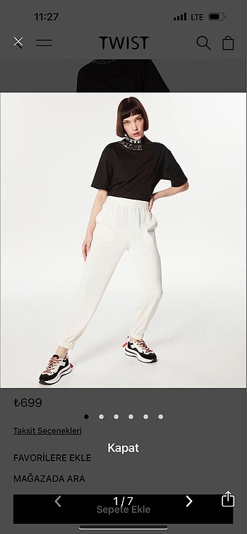 Twist jogger pantalon