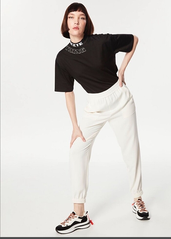 Twist jogger pantalon - Görsel 4