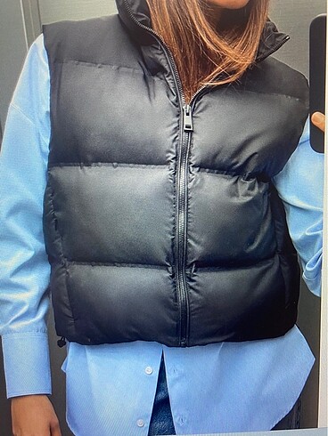 #zara #yelek #şişme #rüzgara dayanıklı