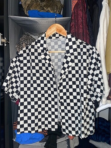 Stradivarius Stradivarius damalı gömlek checkered