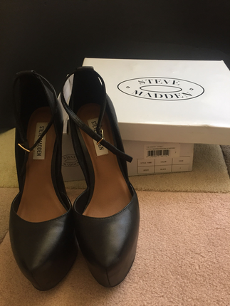 37 Beden siyah Renk Steve Madden Yüksek Topuklu Ayakkabı