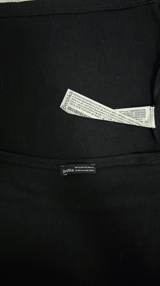 Drapeli Siyah Midi Kadın Triko Elbise - Görsel 3