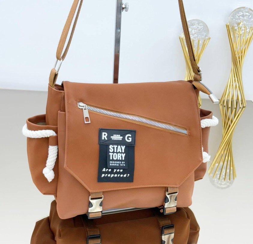 Gri Kemerli Sokak Stili Çanta - Görsel 2