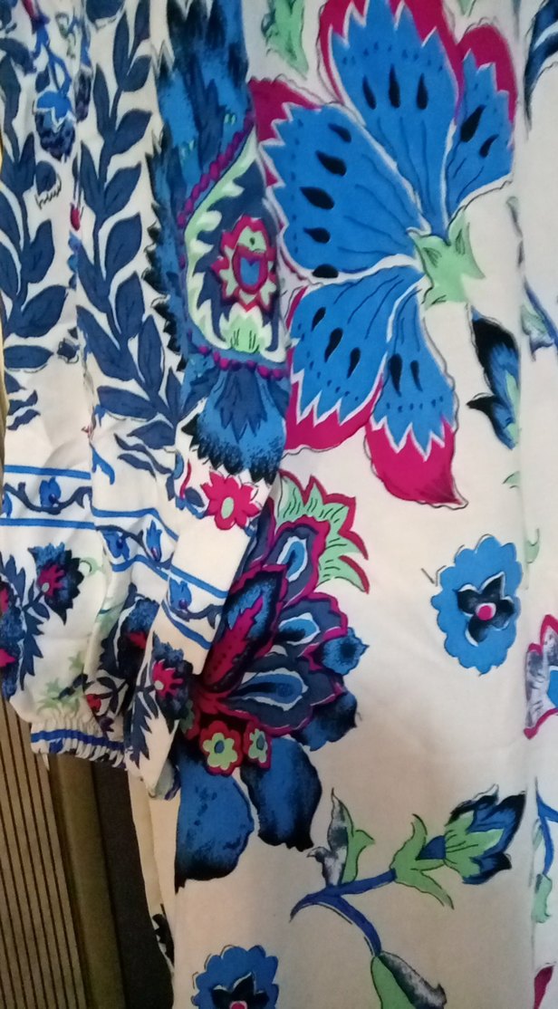 Püsküllü Uzun viskon Elbise - Görsel 3